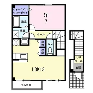 ソレアード左義長【2階】の間取り