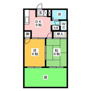 エルディムY【1階】の間取り