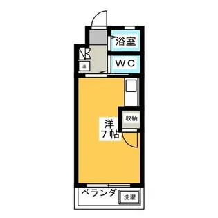 ナビオ杁中【4階】の間取り