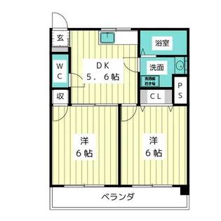 守田ビル【3階】の間取り