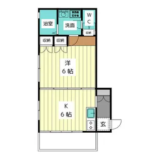 滝川ハウス【1階】の間取り