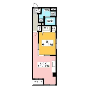 モン・シャトー・南山【3階】の間取り