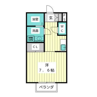 ラフォーレ萩原【1階】の間取り