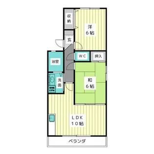 ボーセジュール【2階】の間取り