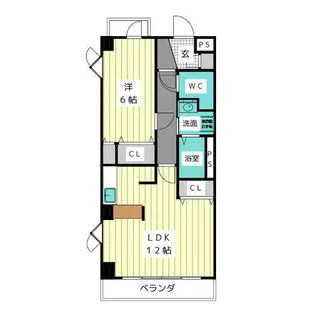 石川橋セブン【2階】の間取り