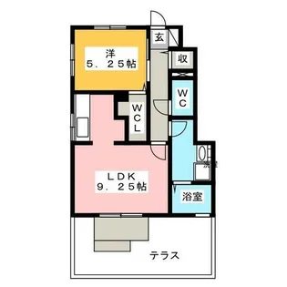 エスポワール【1階】の間取り