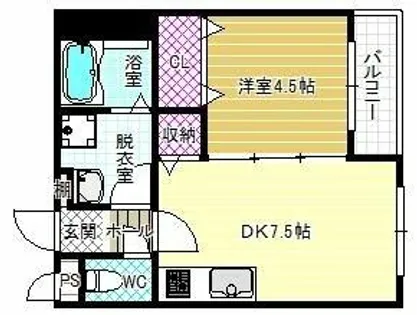 Sun Wood 英【2階】の間取り
