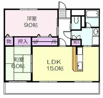 ロイヤルハイツ 壱番館【1階】の間取り