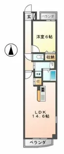 Haus ISEBERG【8階】の間取り