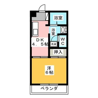 第一下林ビル【5階】の間取り