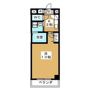 ラフィーネ・大島【1階】の間取り