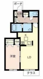 エステート今宿【1階】の間取り