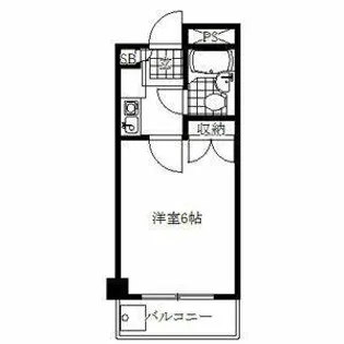 サンヒル南小池【205号室】の間取り
