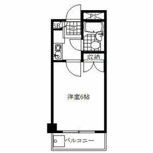 サンヒル南小池【205号室】の間取り