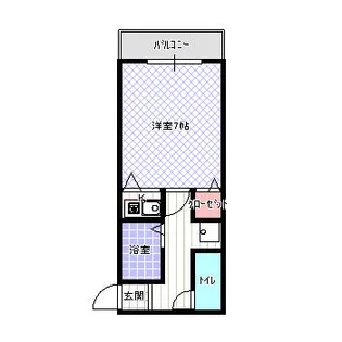 シャンブル2【101号室】の間取り