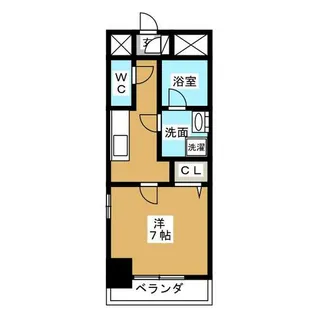 アクアコート大曽根【9階】の間取り
