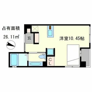 Coto Glance御所北【2階】の間取り