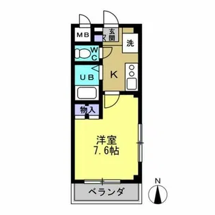 アズール・K【201号室】の間取り
