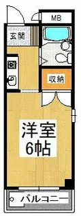 プチメゾン滝谷【1階】の間取り