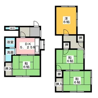 愛知県名古屋市港区新川町4丁目【一戸建】の間取り
