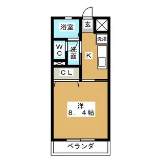 アルファプレイス【4階】の間取り