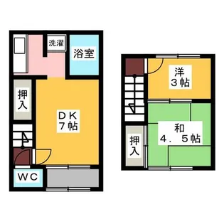 愛知県名古屋市港区小碓2丁目【一戸建】の間取り