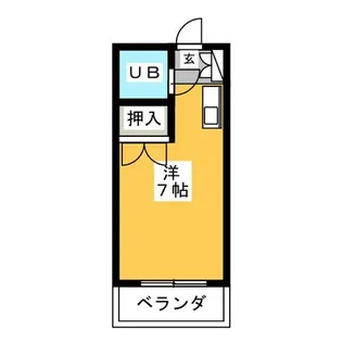 伸和ハイツ【4階】の間取り