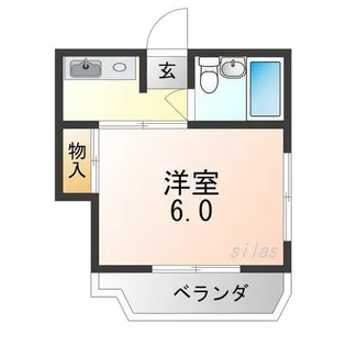 フラットY【4階】の間取り
