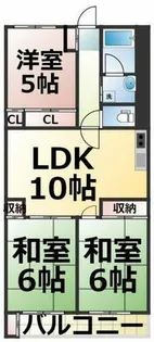 メゾン池下【3C号室】の間取り