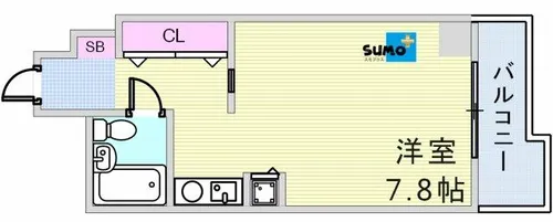 学が丘カレッジハイツ【40A号室】の間取り
