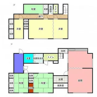 北海道網走市海岸町【一戸建】の間取り