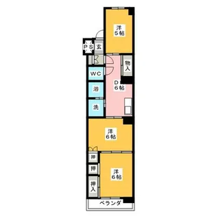 右近第1ビル【4階】の間取り