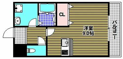 ルミナス大美野【3階】の間取り