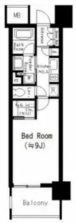 パークアクシス本町【12階】の間取り