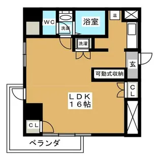 サンリヴァーメゾン【7階】の間取り