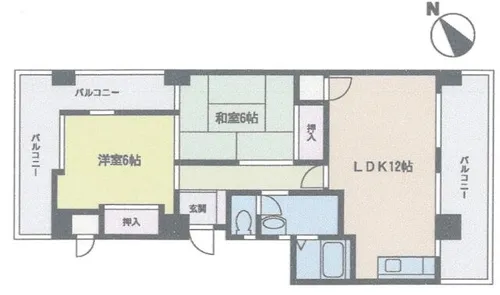 渡邊ビル【4階】の間取り