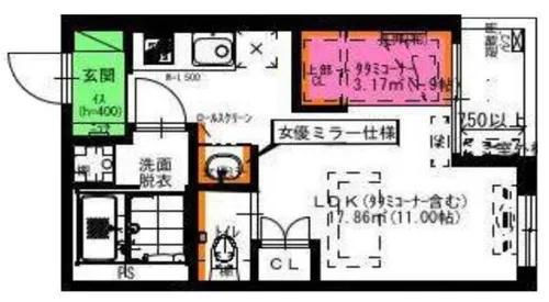 Miraile【3階】の間取り
