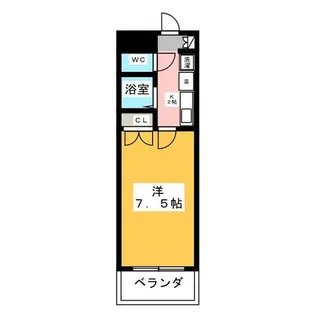 シェリーメゾン【8階】の間取り