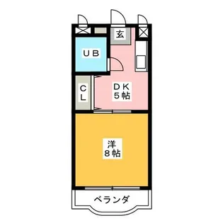 1Rの間取り画像