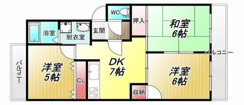 サンハイム南山本【2階】の間取り