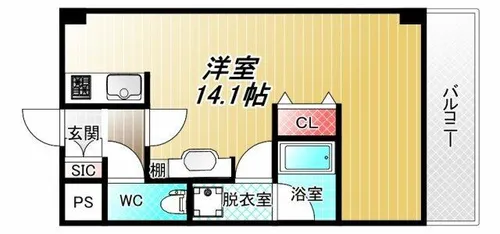 FIELD【7階】の間取り