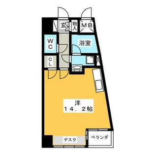 1Rの間取り画像