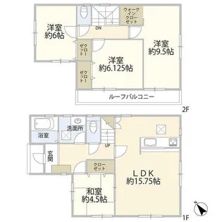愛知県一宮市丹陽町外崎【一戸建】の間取り