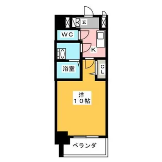 プレサンス上前津プレス【9階】の間取り