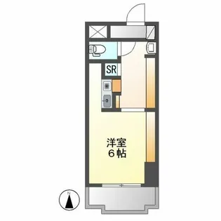 SLR吹上【302号室】の間取り