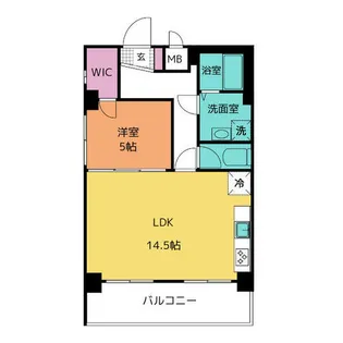 鶴舞北ビル【5階】の間取り