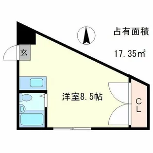 GRAND VALUE出町柳【3階】の間取り