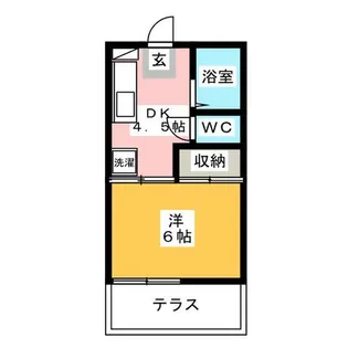 フロリアード本山【1階】の間取り