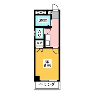 服部マンション【3階】の間取り
