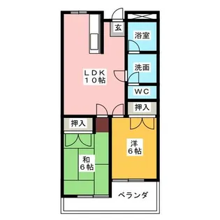 エルネックス本山【1階】の間取り